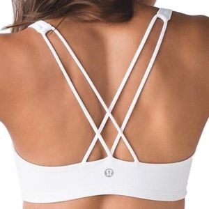Lululemon Free To Be Bra in Off White, size 6